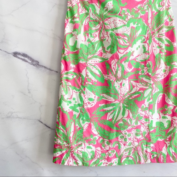 Lilly Pulitzer Franco Strapless Dress Size 00 Forgot My Trunks - Picture 4 of 9